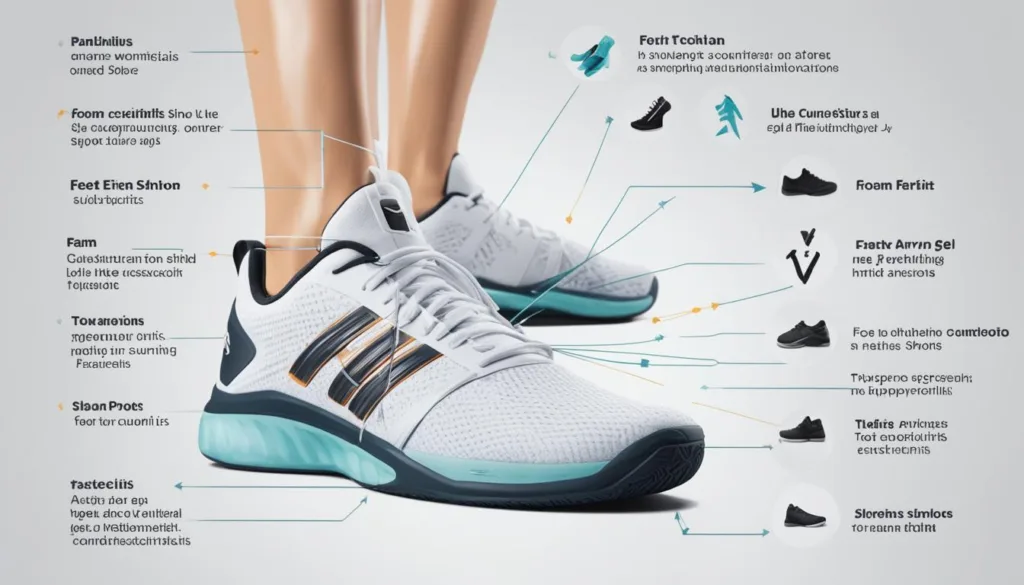 Guide to selecting cushioned tennis footwear for plantar fasciitis