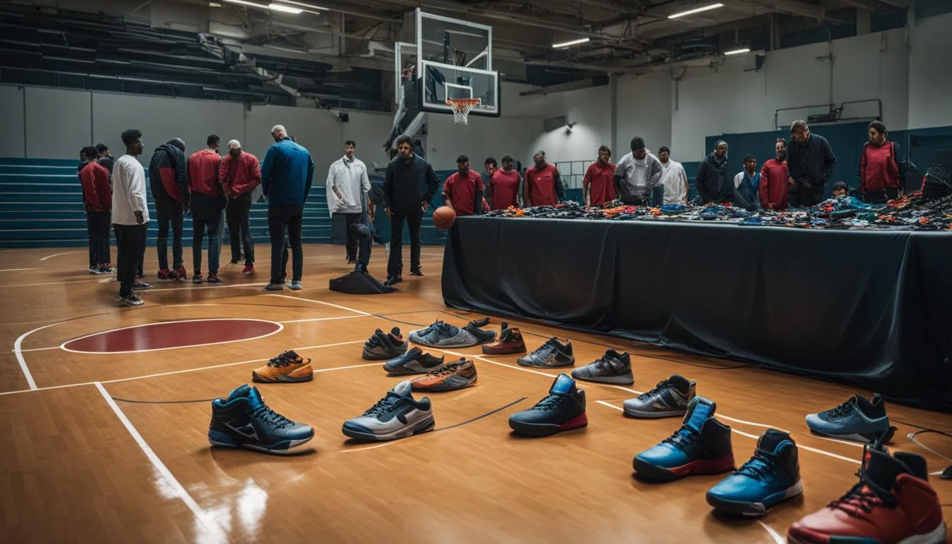 Lab Testing Basketball Shoes for Big Men