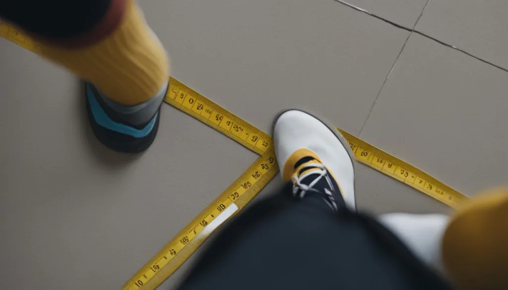 Measuring Feet for High-Top Shoes