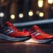 Running Shoes with Reflective Elements