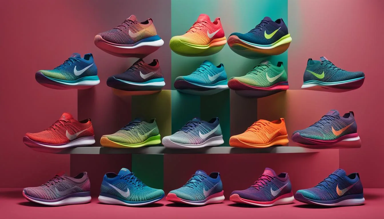 Types of Flyknit lightweight shoes