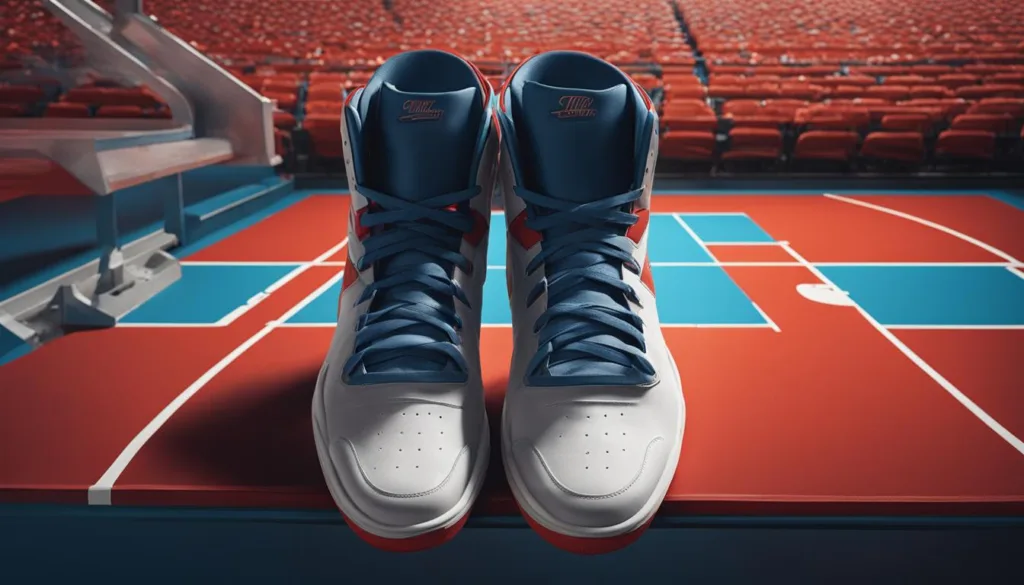 High-Top Tennis Shoes for Basketball