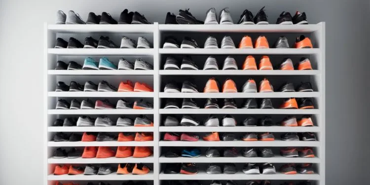 A well-organized shoe rack can make your running shoes easily accessible