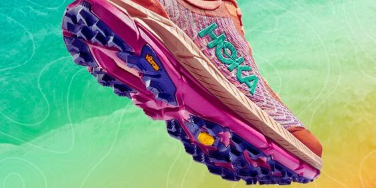 Running Shoes Tread Wear pink and vilot