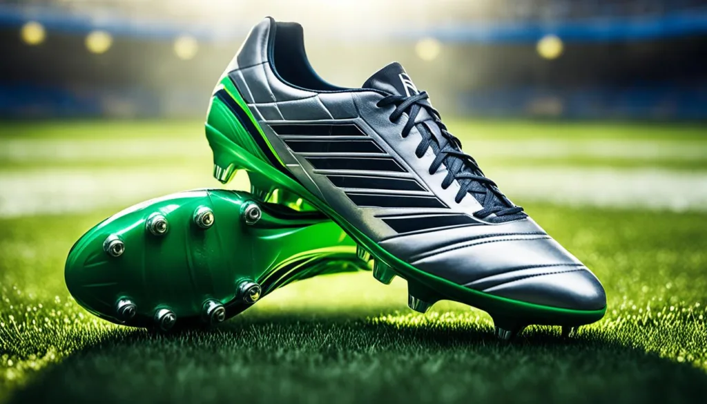 Striker's cleats enhancing precision and power