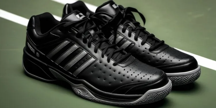 Brands offer shoes specifically designed for tennis referees like Adidas Black On Black