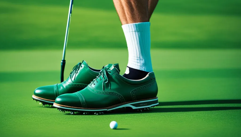 Elegance and Performance in Leather Golf Shoes