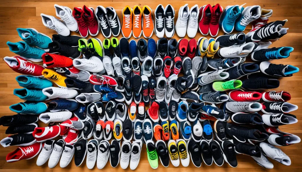 Organizing Basketball Shoes