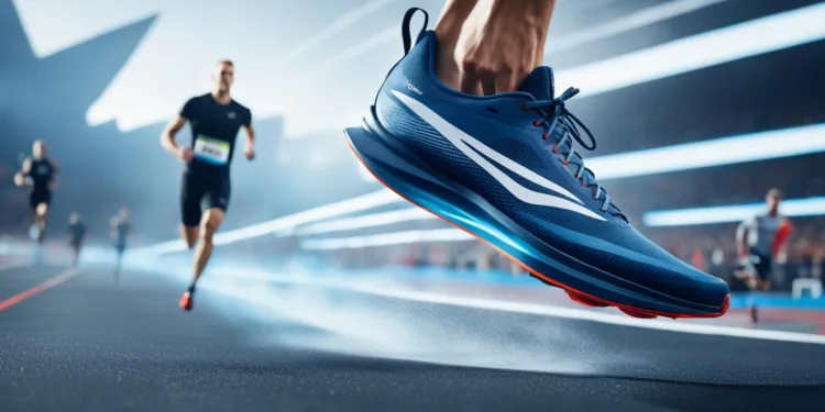 Running Shoes with Carbon Plate