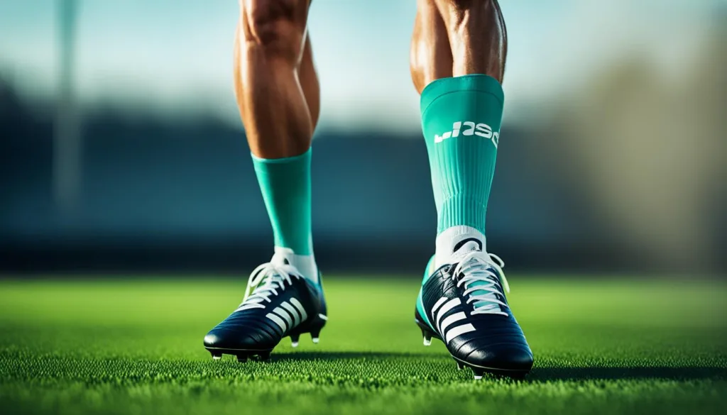 Soccer cleats targeted leg workout