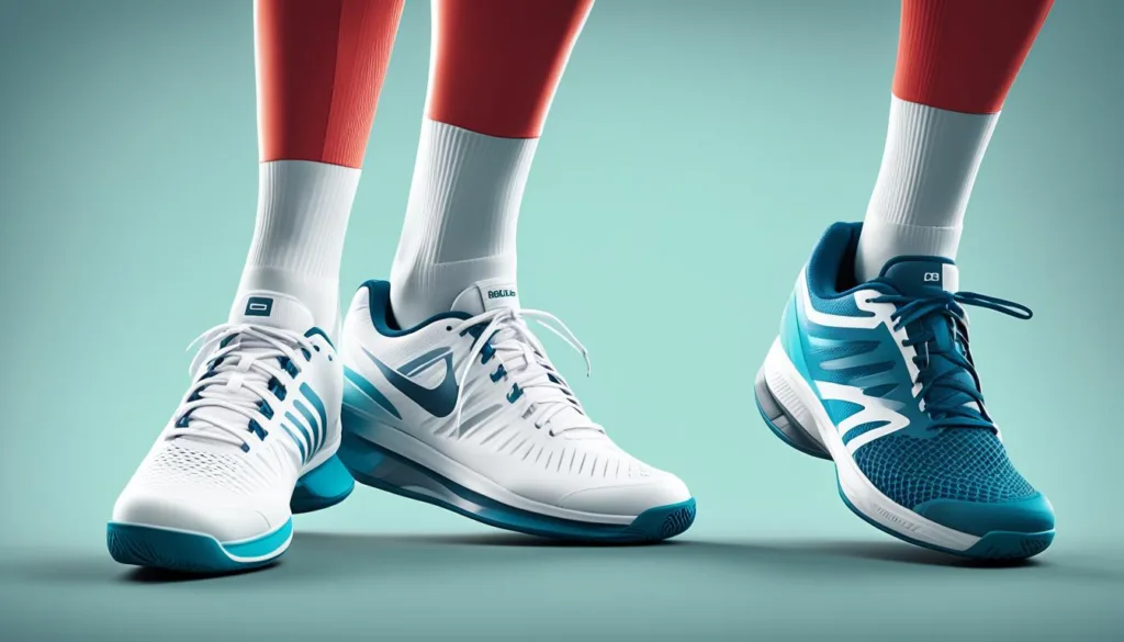 Tennis Shoe Heel Stability Features
