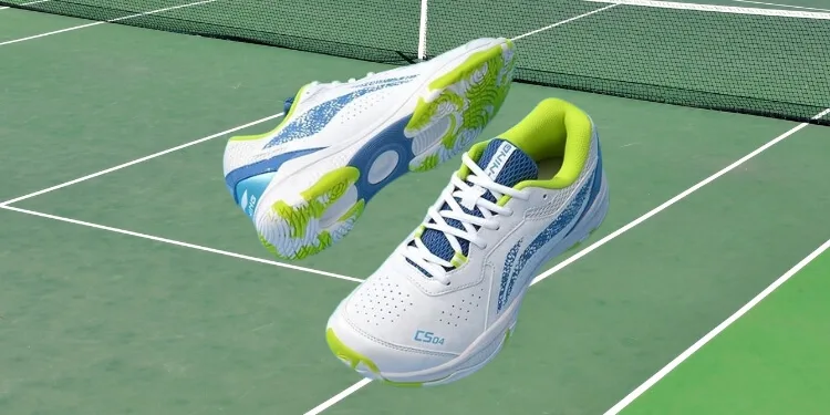 tennis shoe's shock-absorbent capabilities
