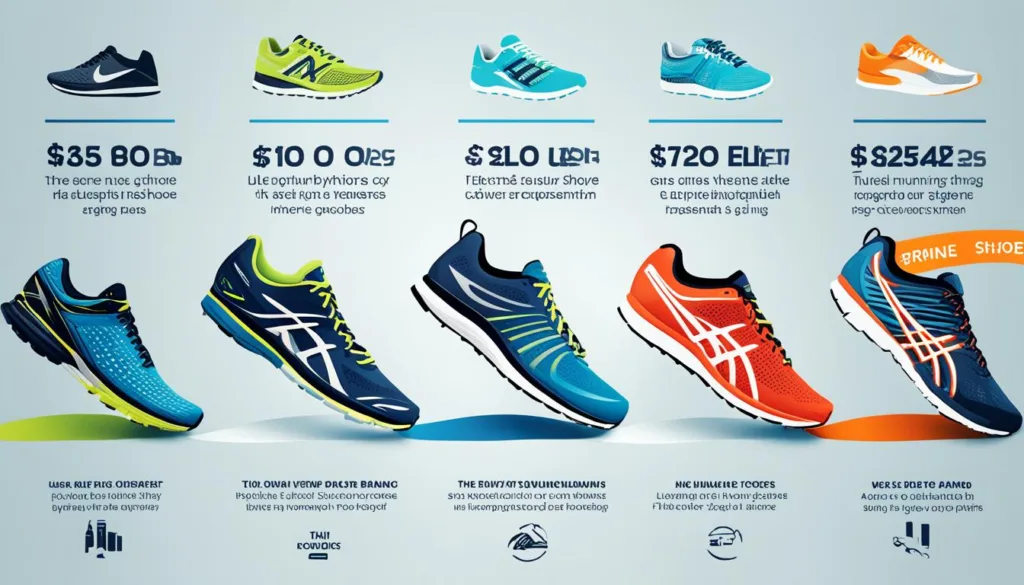 Major Running Shoe Brand Comparisons Infographic
