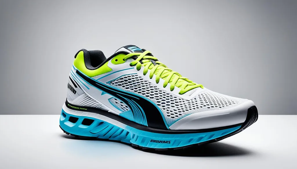 Running Shoes with Enhanced Heel Stability