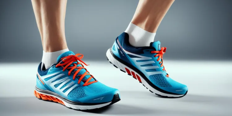 Running Shoes with Heel Counter