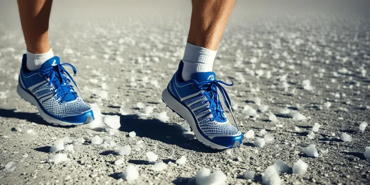 Running Shoes with Temperature Control