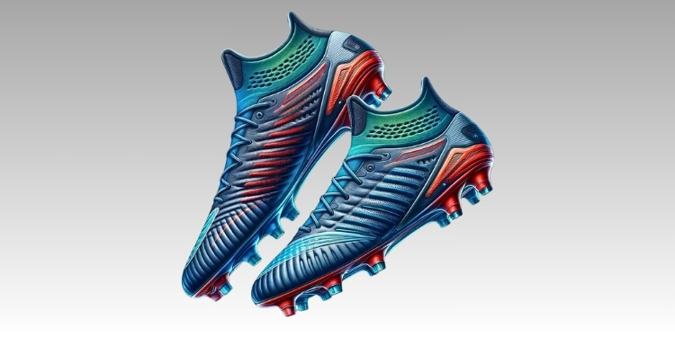 High-top soccer cleats performance-enhancing features